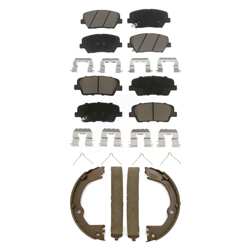 Transit Auto KCN-100240 Disc Brake Pad for 2014-2015 Kia Sorento - Front and Rear product image