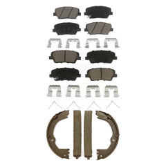 Transit Auto KCN-100240 Disc Brake Pad for 2014-2015 Kia Sorento - Front and Rear product image