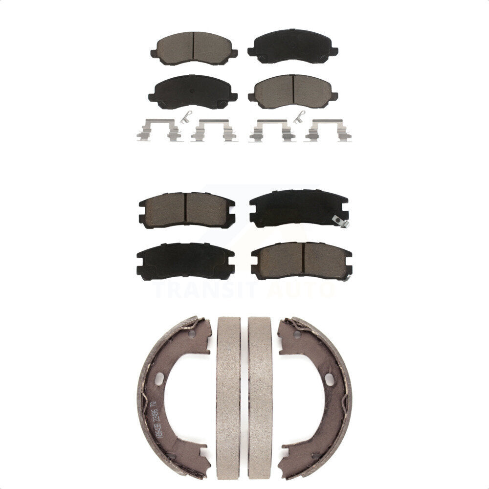 Transit Auto KCN-100247 Disc Brake Pad for 2001-2005 Mitsubishi Eclipse, Dodge Stratus - Front and Rear product image