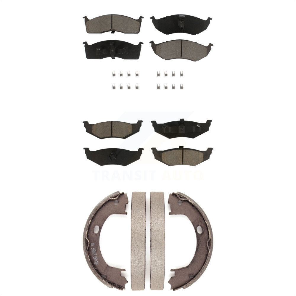 Transit Auto KCN-100250 Disc Brake Pad for 1995-2004 Dodge Intrepid, Chrysler 300M, Chrysler LHS & more - Front and Rear product image