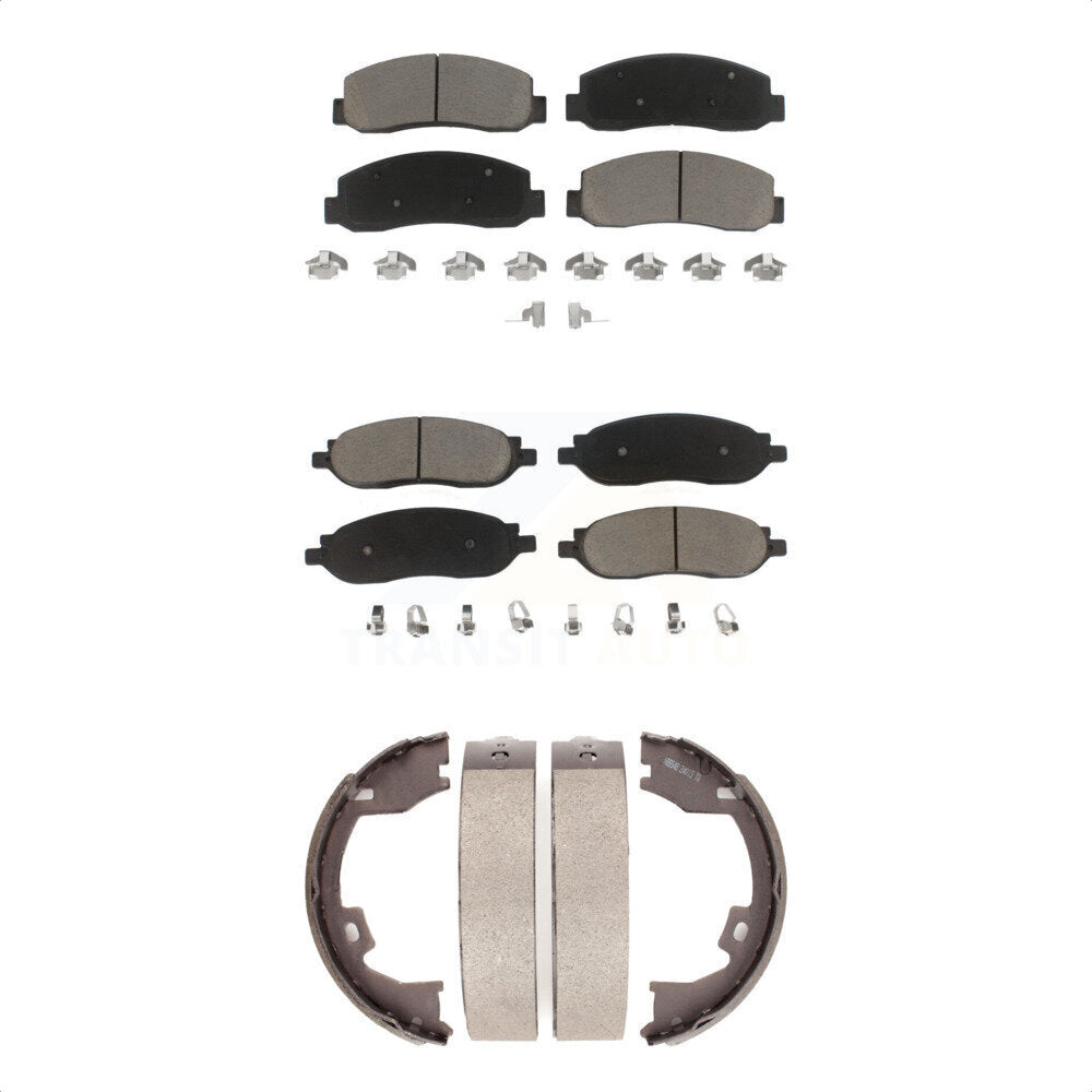 Transit Auto KCN-100251 Disc Brake Pad for 2005-2007 Ford F-250 Super Duty, Ford F-350 Super Duty - Front and Rear product image