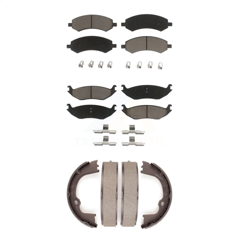 Transit Auto KCN-100253 Disc Brake Pad for 2007-2021 Ram 1500 Classic, Ram 1500, Chrysler Aspen & more - Front and Rear product image