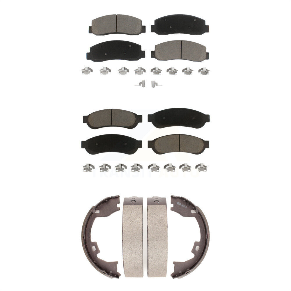 Transit Auto KCN-100255 Disc Brake Pad for 2005-2007 Ford F-350 Super Duty - Front and Rear product image