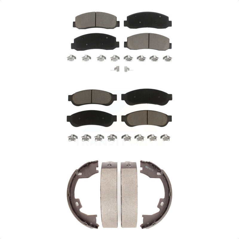 Transit Auto KCN-100255 Disc Brake Pad for 2005-2007 Ford F-350 Super Duty - Front and Rear product image
