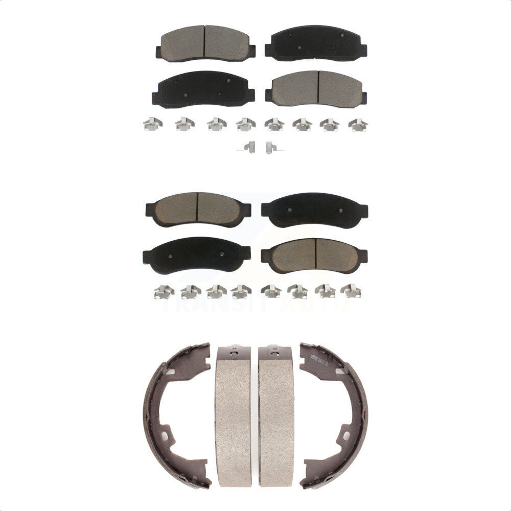 Transit Auto KCN-100256 Disc Brake Pad for 2008-2012 Ford F-450 Super Duty, Ford F-350 Super Duty, Ford F-250 Super Duty - Front and Rear product image