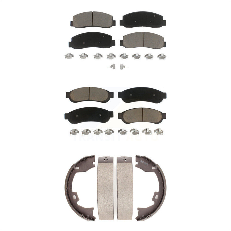 Transit Auto KCN-100256 Disc Brake Pad for 2008-2012 Ford F-450 Super Duty, Ford F-350 Super Duty, Ford F-250 Super Duty - Front and Rear product image