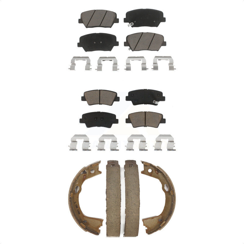 Transit Auto KCN-100257 Disc Brake Pad for 2012-2017 Hyundai Azera - Front and Rear product image