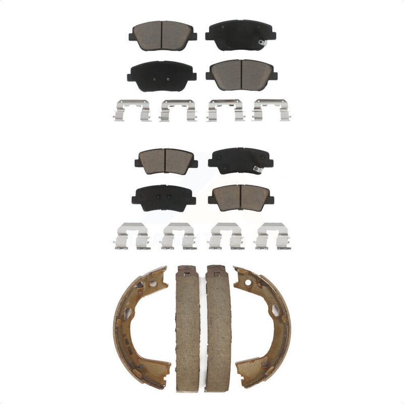 Transit Auto KCN-100258 Disc Brake Pad for 2011-2016 Kia Optima, Hyundai Sonata - Front and Rear product image