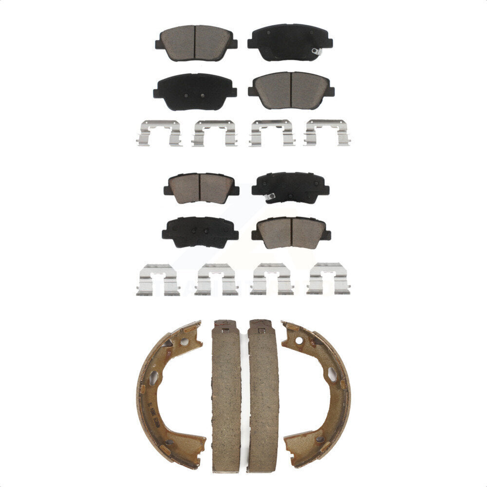 Transit Auto KCN-100259 Disc Brake Pad for 2013-2016 Kia Optima - Front and Rear product image