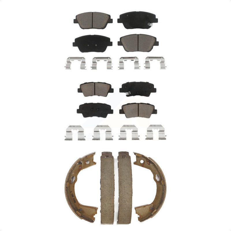 Transit Auto KCN-100259 Disc Brake Pad for 2013-2016 Kia Optima - Front and Rear product image