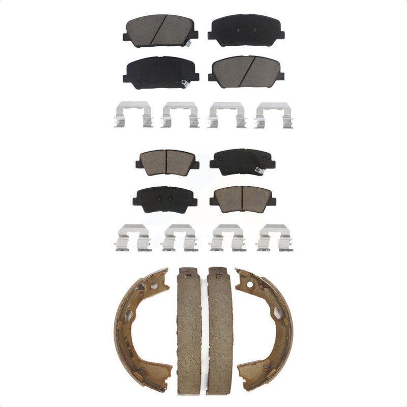 Transit Auto KCN-100260 Disc Brake Pad for 2011-2013 Kia Optima - Front and Rear product image