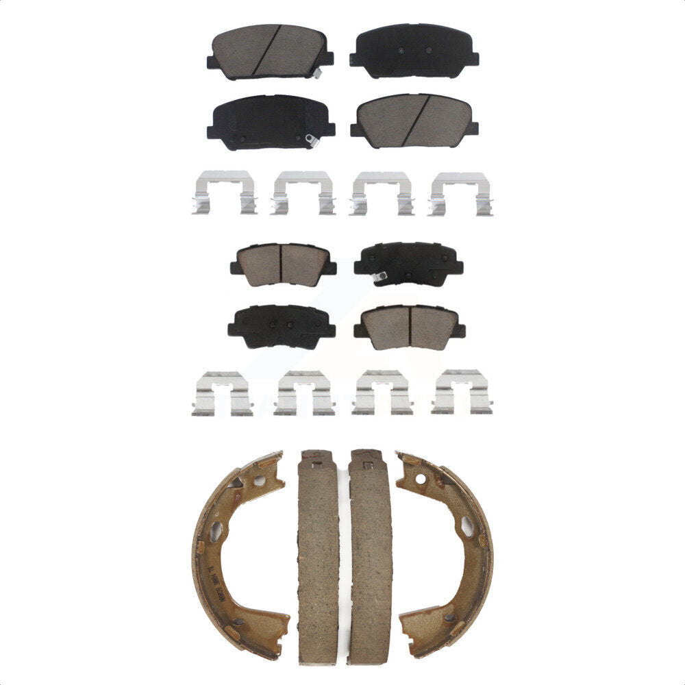 Transit Auto KCN-100261 Disc Brake Pad for 2013 Kia Optima - Front and Rear product image
