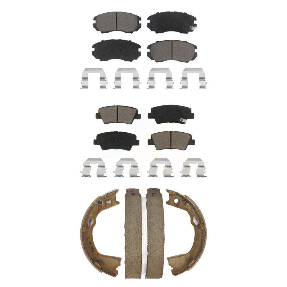 Transit Auto KCN-100265 Disc Brake Pad for 2010-2011 Hyundai Azera - Front and Rear product image