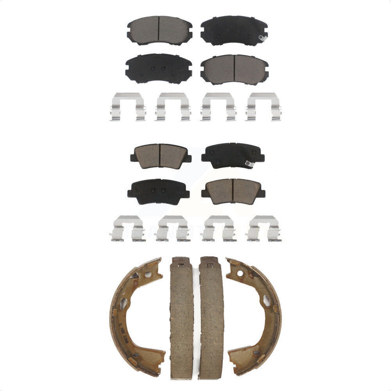 Transit Auto KCN-100265 Disc Brake Pad for 2010-2011 Hyundai Azera - Front and Rear product image