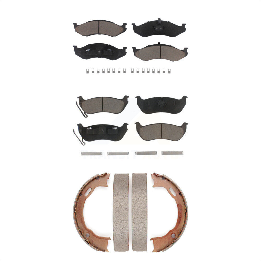 Transit Auto KCN-100272 Disc Brake Pad for 2003-2006 Jeep TJ, Jeep Wrangler - Front and Rear product image