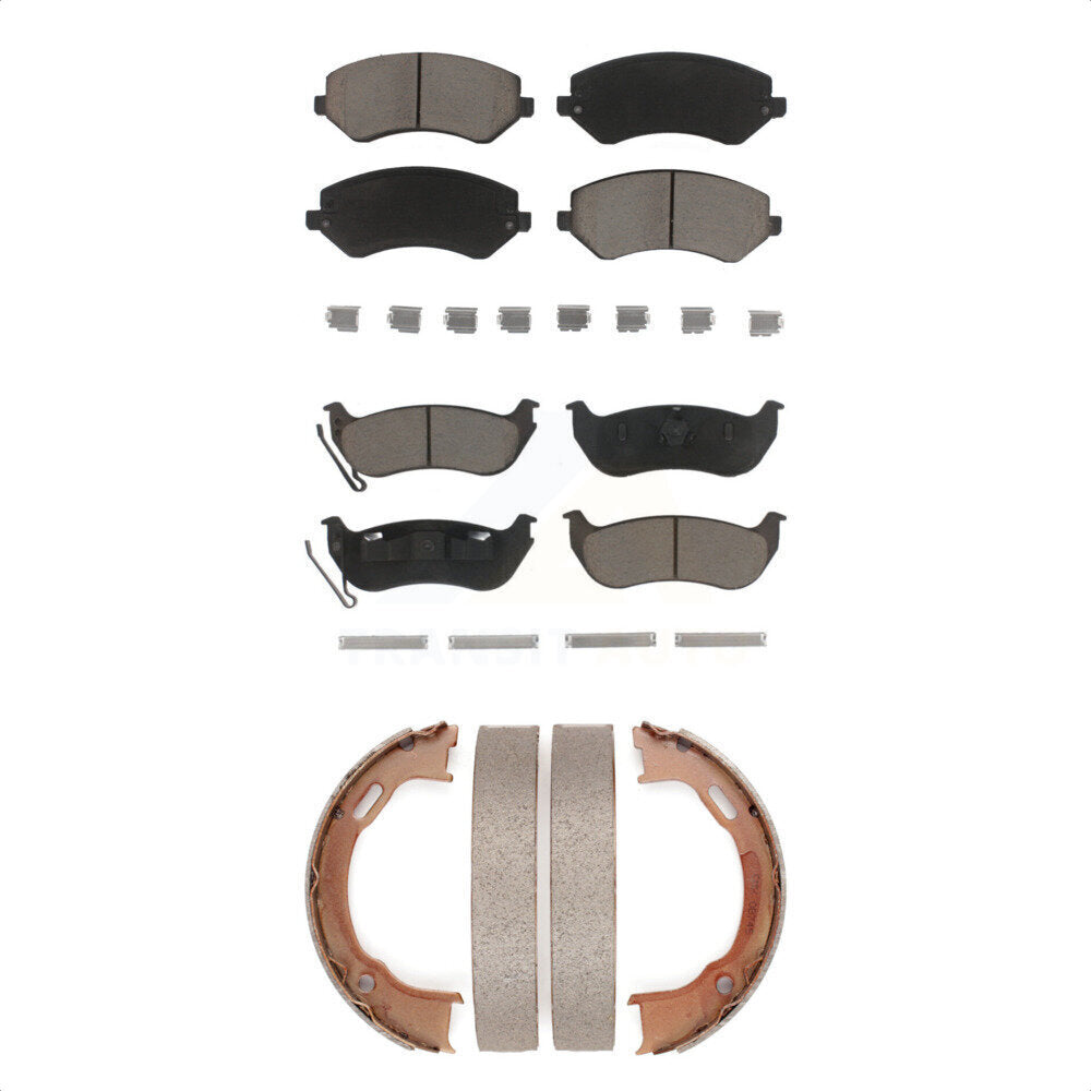 Transit Auto KCN-100273 Disc Brake Pad for 2003-2007 Jeep Liberty - Front and Rear product image