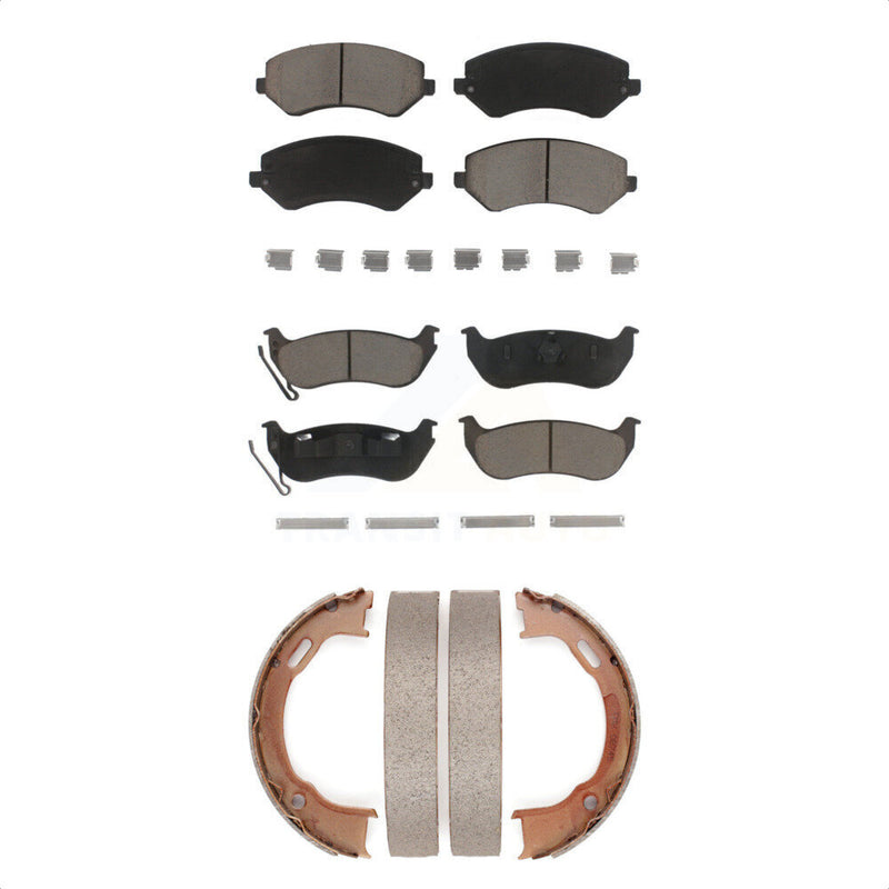 Transit Auto KCN-100273 Disc Brake Pad for 2003-2007 Jeep Liberty - Front and Rear product image
