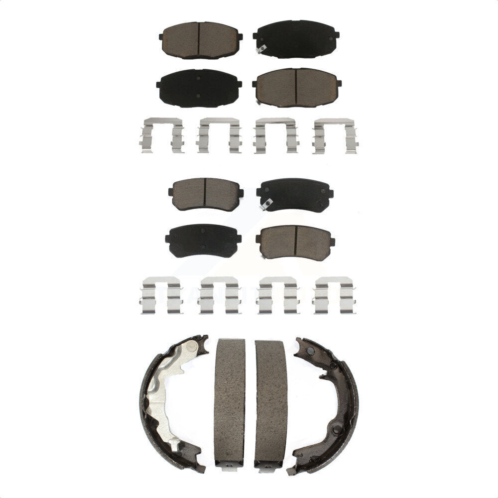 Transit Auto KCN-100274 Disc Brake Pad for 2010-2013 Kia Forte, Kia Forte Koup - Front and Rear product image