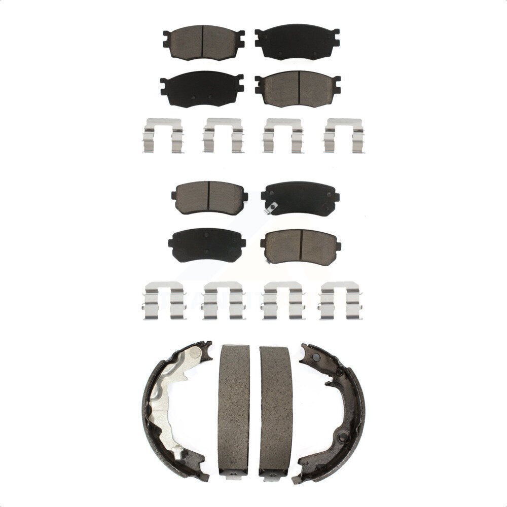 Transit Auto KCN-100278 Disc Brake Pad for 2006-2007 Hyundai Accent, Kia Rio, Kia Rio5 - Front and Rear product image