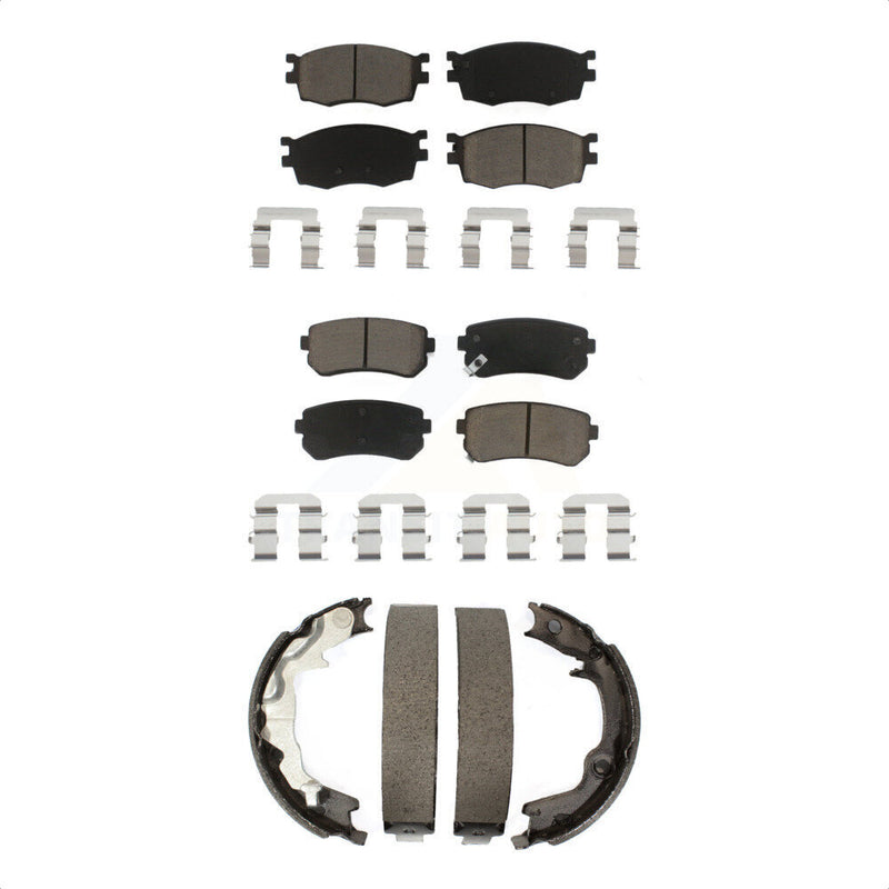 Transit Auto KCN-100278 Disc Brake Pad for 2006-2007 Hyundai Accent, Kia Rio, Kia Rio5 - Front and Rear product image