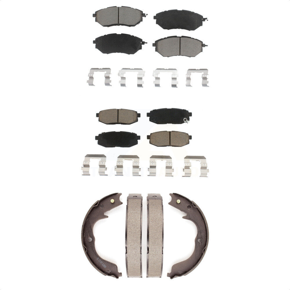 Transit Auto KCN-100280 Disc Brake Pad for 2010-2012 Subaru Legacy, Subaru Outback - Front and Rear product image