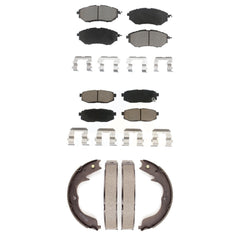 Transit Auto KCN-100280 Disc Brake Pad for 2010-2012 Subaru Legacy, Subaru Outback - Front and Rear product image