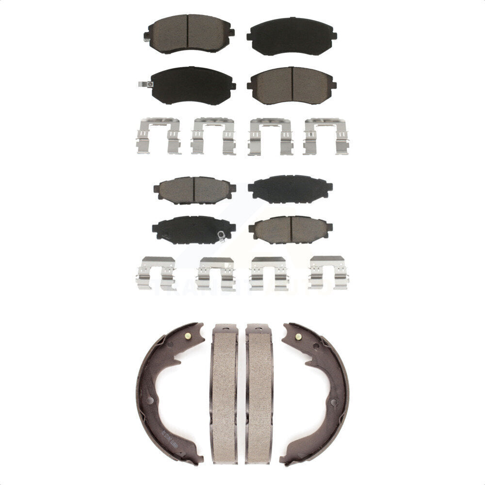 Transit Auto KCN-100281 Disc Brake Pad for 2008-2012 Subaru Legacy, Subaru Forester, Subaru Outback & more - Front and Rear product image