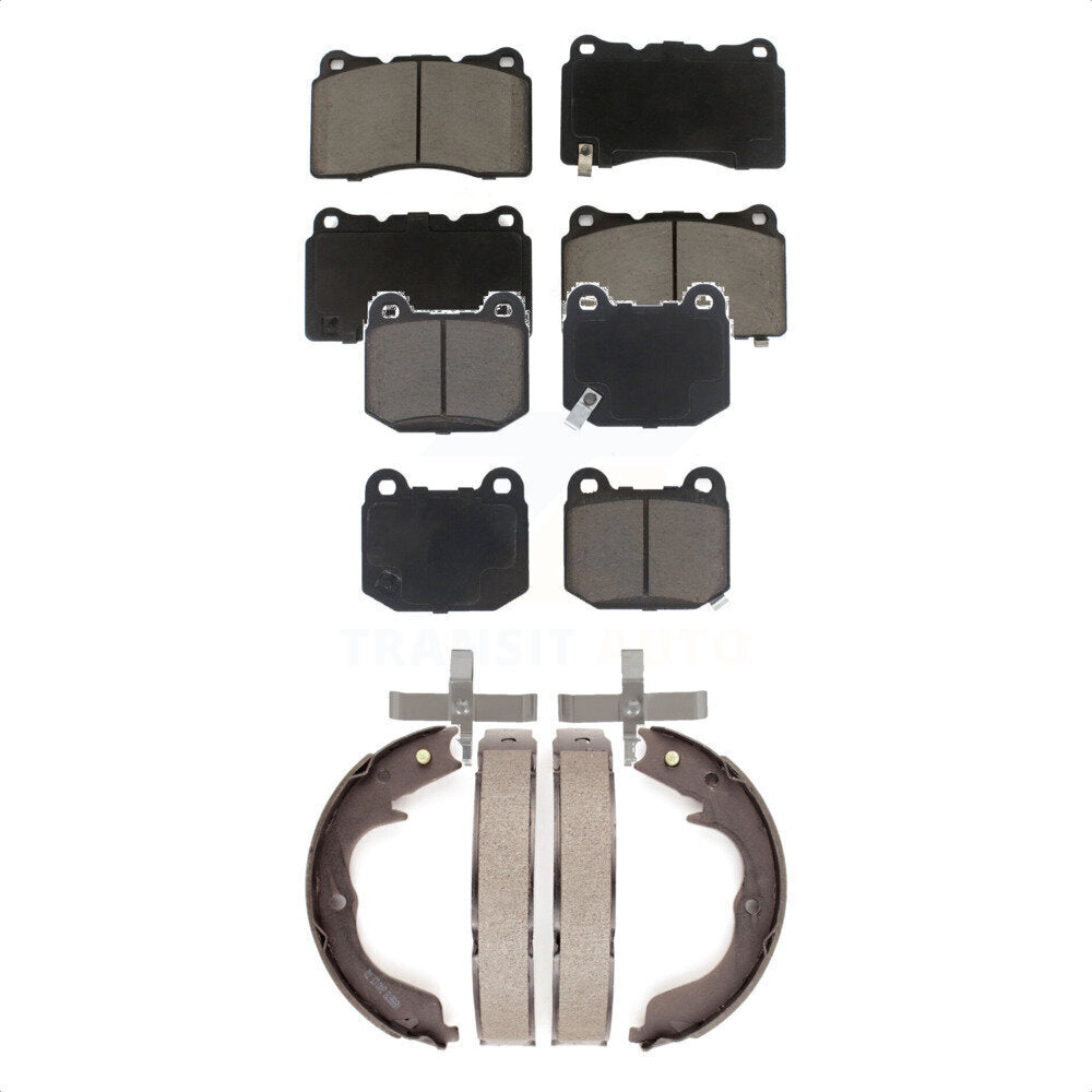 Transit Auto KCN-100282 Disc Brake Pad for 2009-2014 Subaru Impreza - Front and Rear product image