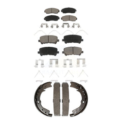 Transit Auto KCN-100287 Disc Brake Pad for 2011-2017 Honda Odyssey - Front and Rear product image