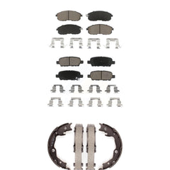 Transit Auto KCN-100293 Disc Brake Pad for 2007-2019 Nissan Juke, Nissan Sentra - Front and Rear product image