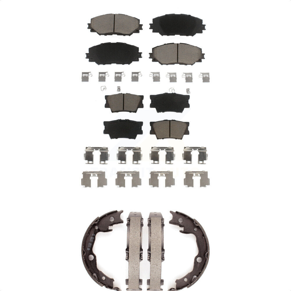 Transit Auto KCN-100294 Disc Brake Pad for 2006-2018 Toyota RAV4, Lexus HS250h - Front and Rear product image