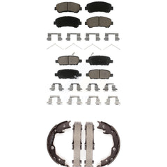 Transit Auto KCN-100295 Disc Brake Pad for 2007-2017 Nissan Juke, Nissan Rogue Select, Nissan Rogue & more - Front and Rear product image