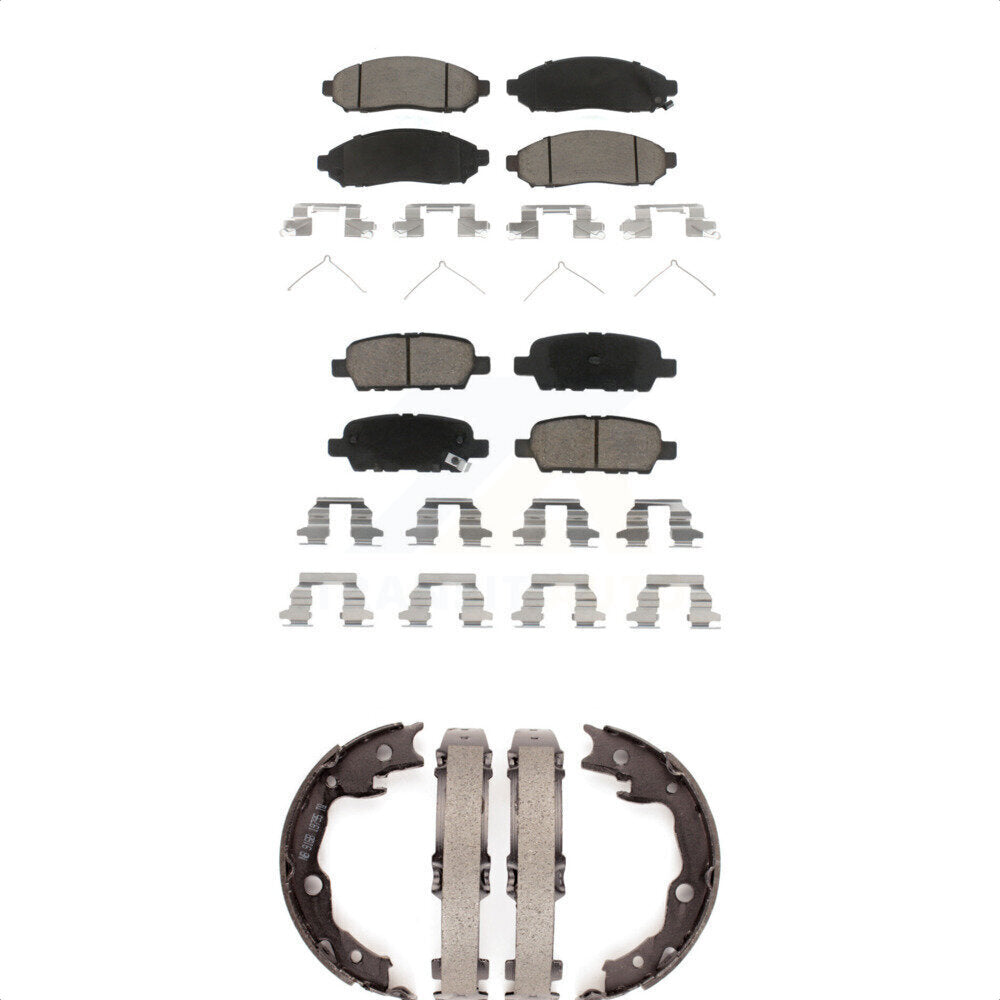 Transit Auto KCN-100297 Disc Brake Pad for 2011-2015 Nissan LEAF - Front and Rear product image