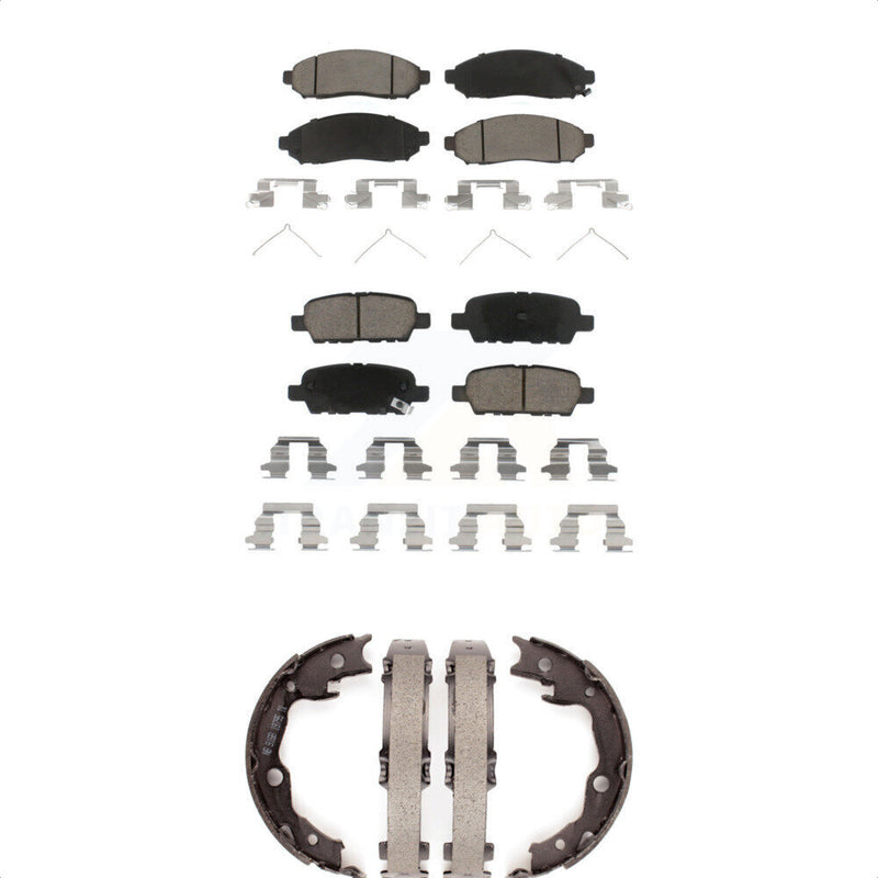 Transit Auto KCN-100297 Disc Brake Pad for 2011-2015 Nissan LEAF - Front and Rear product image