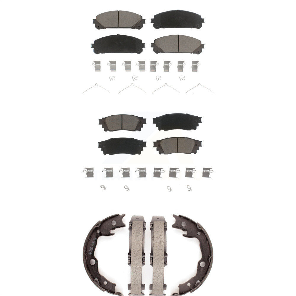 Transit Auto KCN-100302 Disc Brake Pad for 2020-2023 Toyota Camry - Front and Rear product image