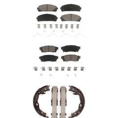 Transit Auto KCN-100302 Disc Brake Pad for 2020-2023 Toyota Camry - Front and Rear product image