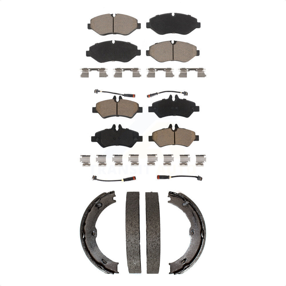 Transit Auto KCN-100303 Disc Brake Pad for 2007-2018 Mercedes-Benz Sprinter 2500, Dodge Sprinter 2500, Freightliner Sprinter 2500 - Front and Rear product image
