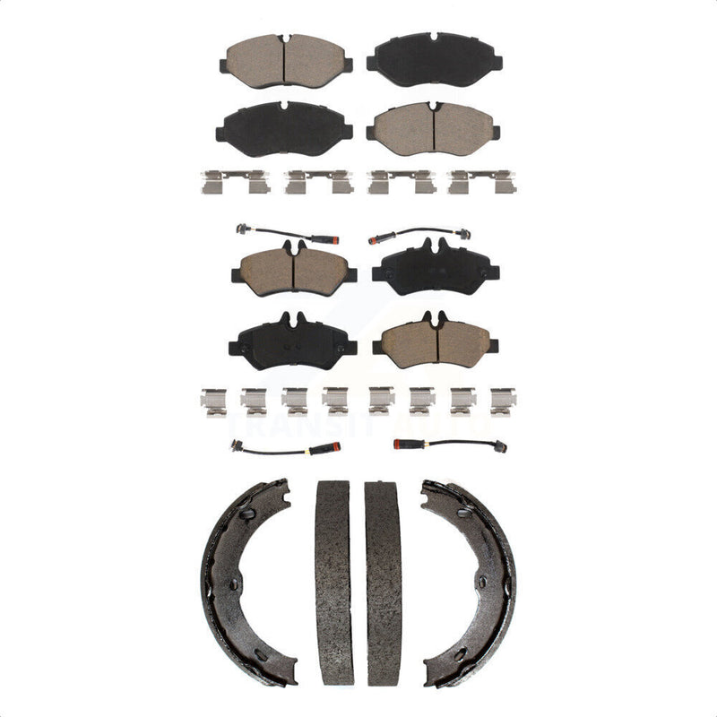Transit Auto KCN-100303 Disc Brake Pad for 2007-2018 Mercedes-Benz Sprinter 2500, Dodge Sprinter 2500, Freightliner Sprinter 2500 - Front and Rear product image
