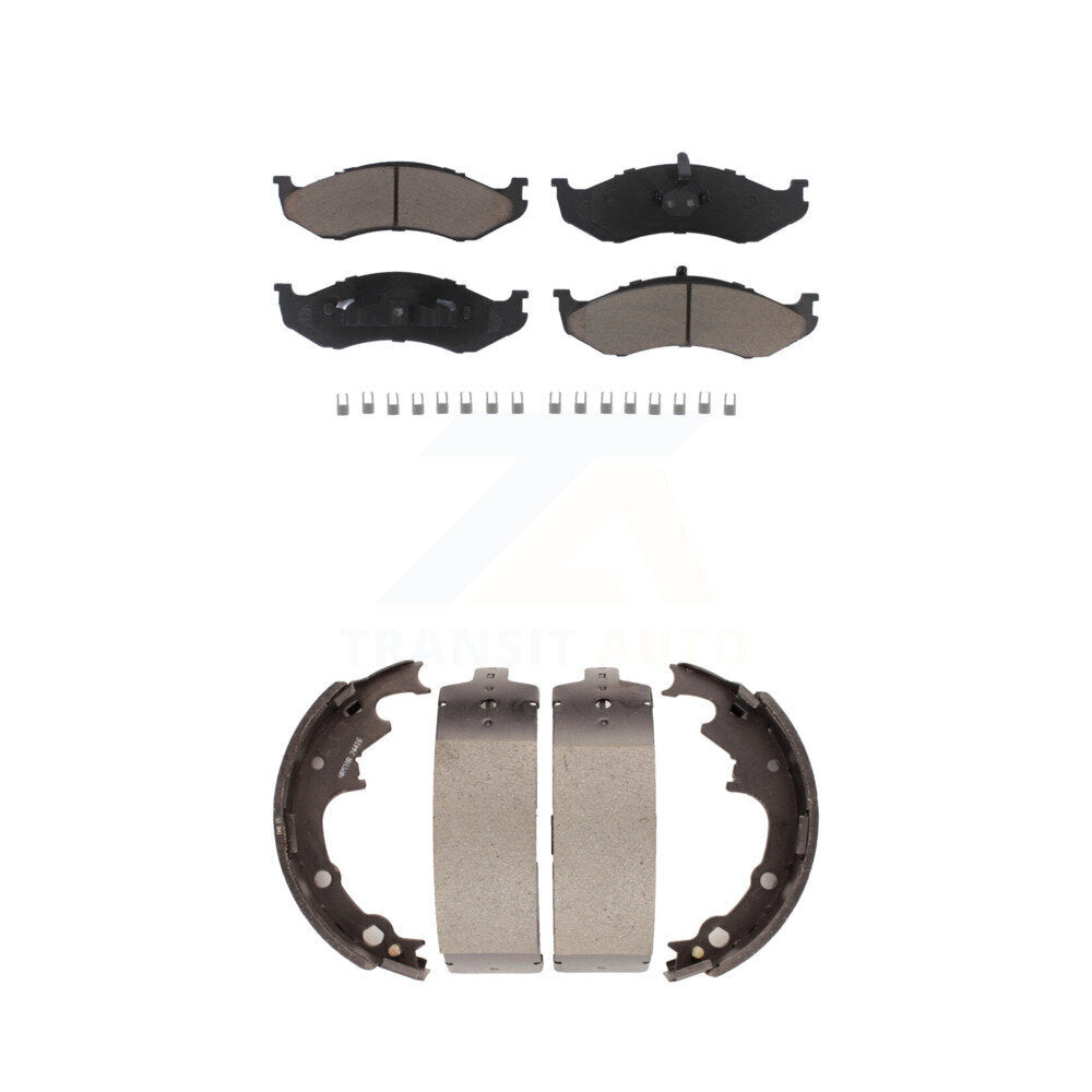 Transit Auto KCN-100305 Disc Brake Pad for 1990-2000 Jeep Cherokee, Jeep Wrangler, Jeep Comanche & more - Front and Rear product image