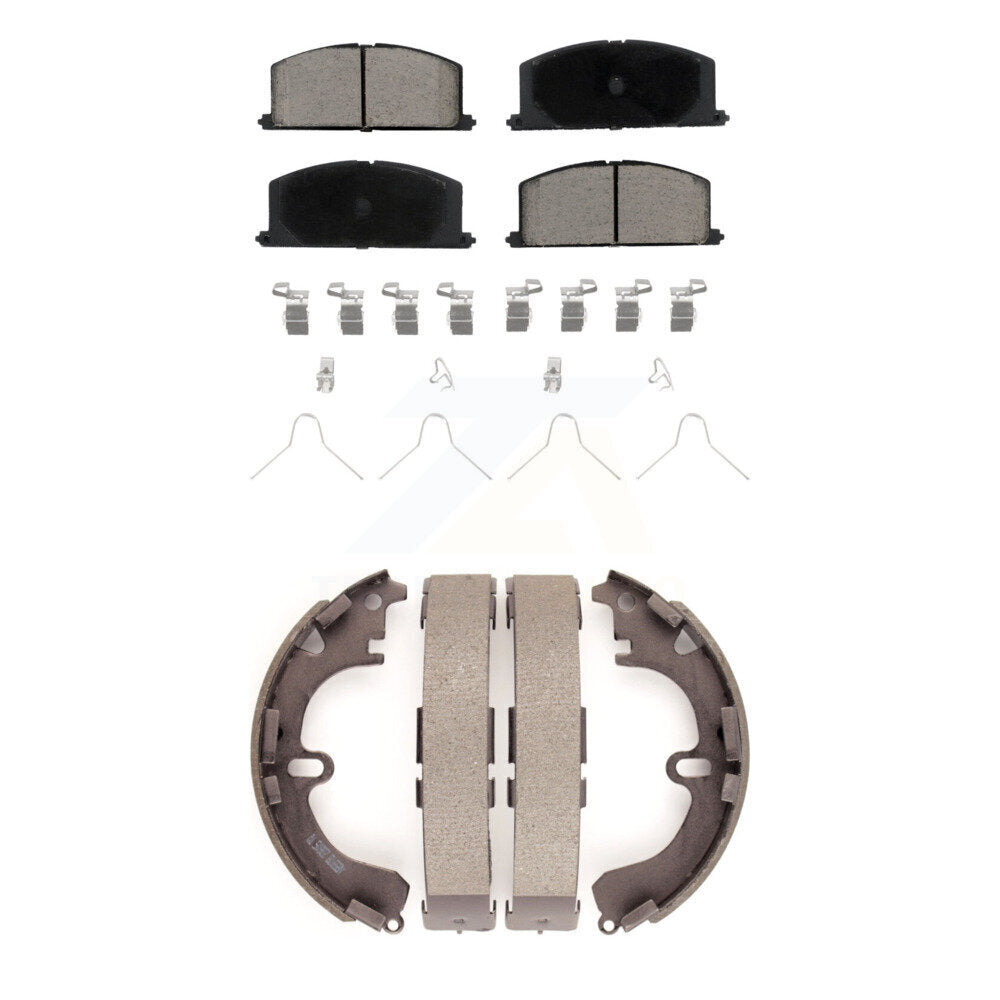 Transit Auto KCN-100306 Disc Brake Pad for 1985-1992 Toyota Corolla, Geo Prizm, Chevrolet Nova - Front and Rear product image