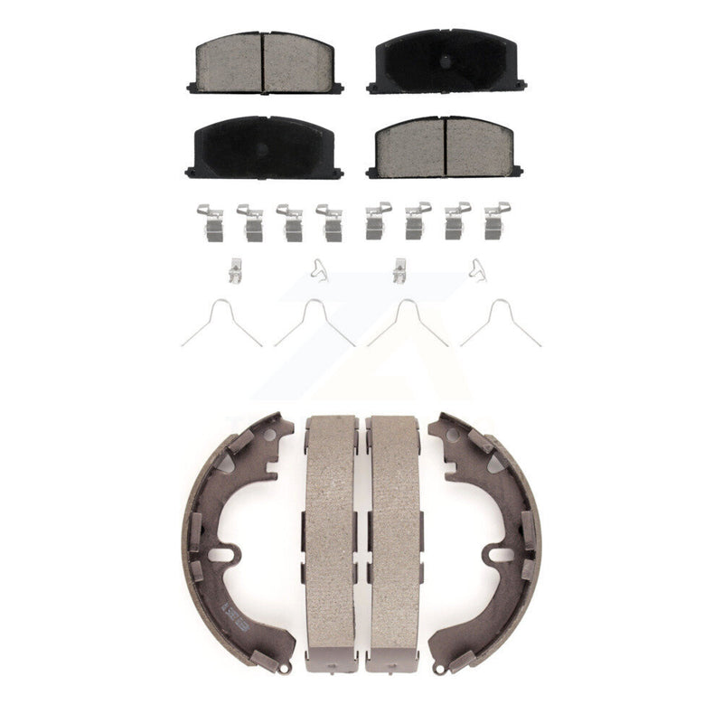 Transit Auto KCN-100306 Disc Brake Pad for 1985-1992 Toyota Corolla, Geo Prizm, Chevrolet Nova - Front and Rear product image