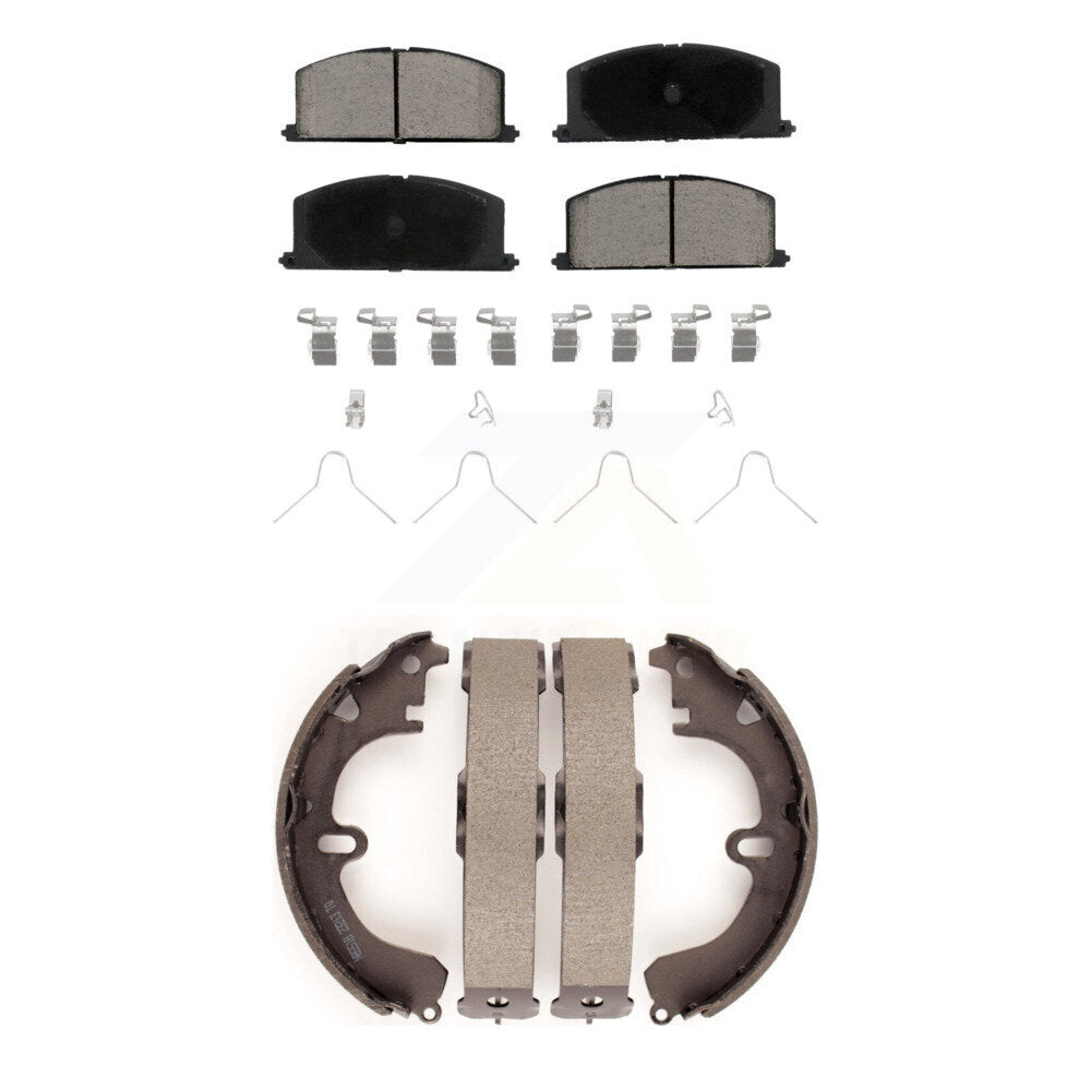 Transit Auto KCN-100307 Disc Brake Pad for 1983-1992 Toyota Celica, Toyota Corolla, Toyota Tercel & more - Front and Rear product image
