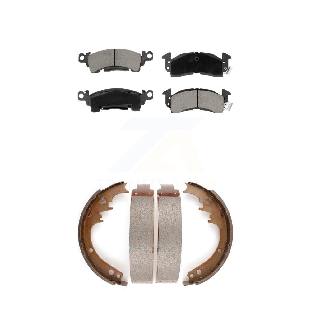 Transit Auto KCN-100320 Disc Brake Pad for 1980-1996 Cadillac Commercial Chassis, Cadillac Fleetwood, Chevrolet Commercial Chassis & more - Front and Rear product image