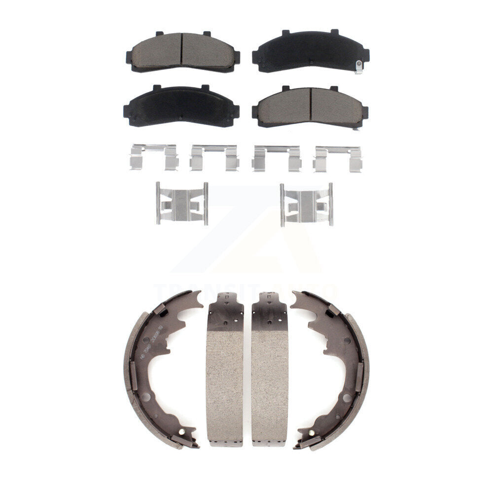 Transit Auto KCN-100325 Disc Brake Pad for 1995-2002 Mazda B2300, Mazda B2500, Ford Ranger & more - Front and Rear product image