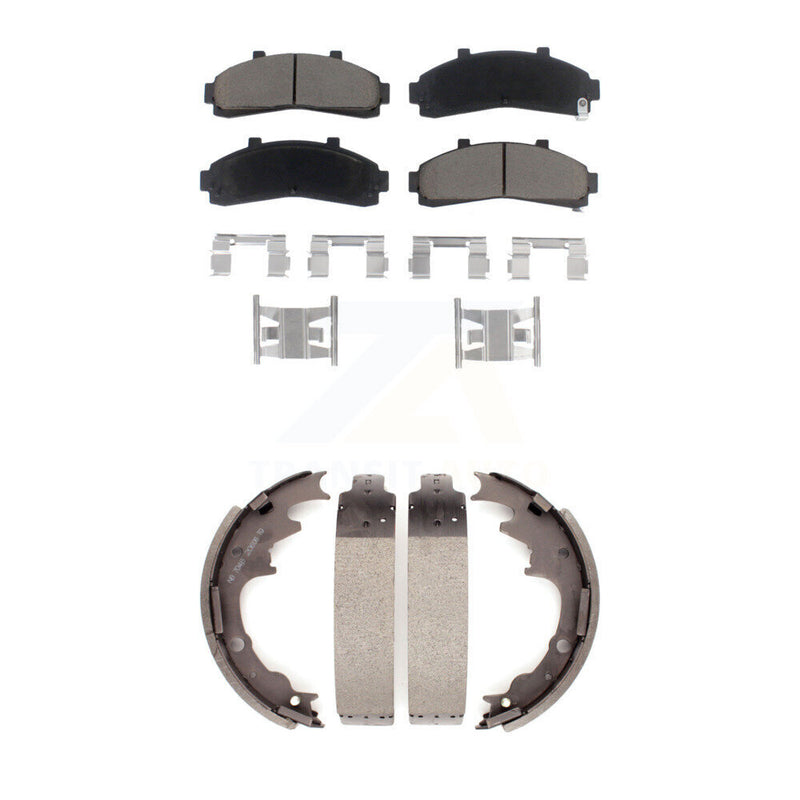 Transit Auto KCN-100325 Disc Brake Pad for 1995-2002 Mazda B2300, Mazda B2500, Ford Ranger & more - Front and Rear product image