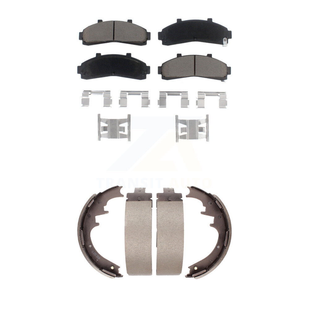 Transit Auto KCN-100326 Disc Brake Pad for 1995-2002 Mazda B2300, Mazda B2500, Ford Ranger & more - Front and Rear product image