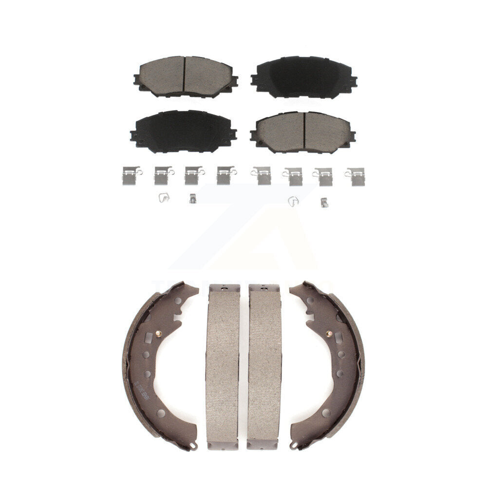 Transit Auto KCN-100329 Disc Brake Pad for 2008-2019 Toyota Corolla, Scion xD - Front and Rear product image