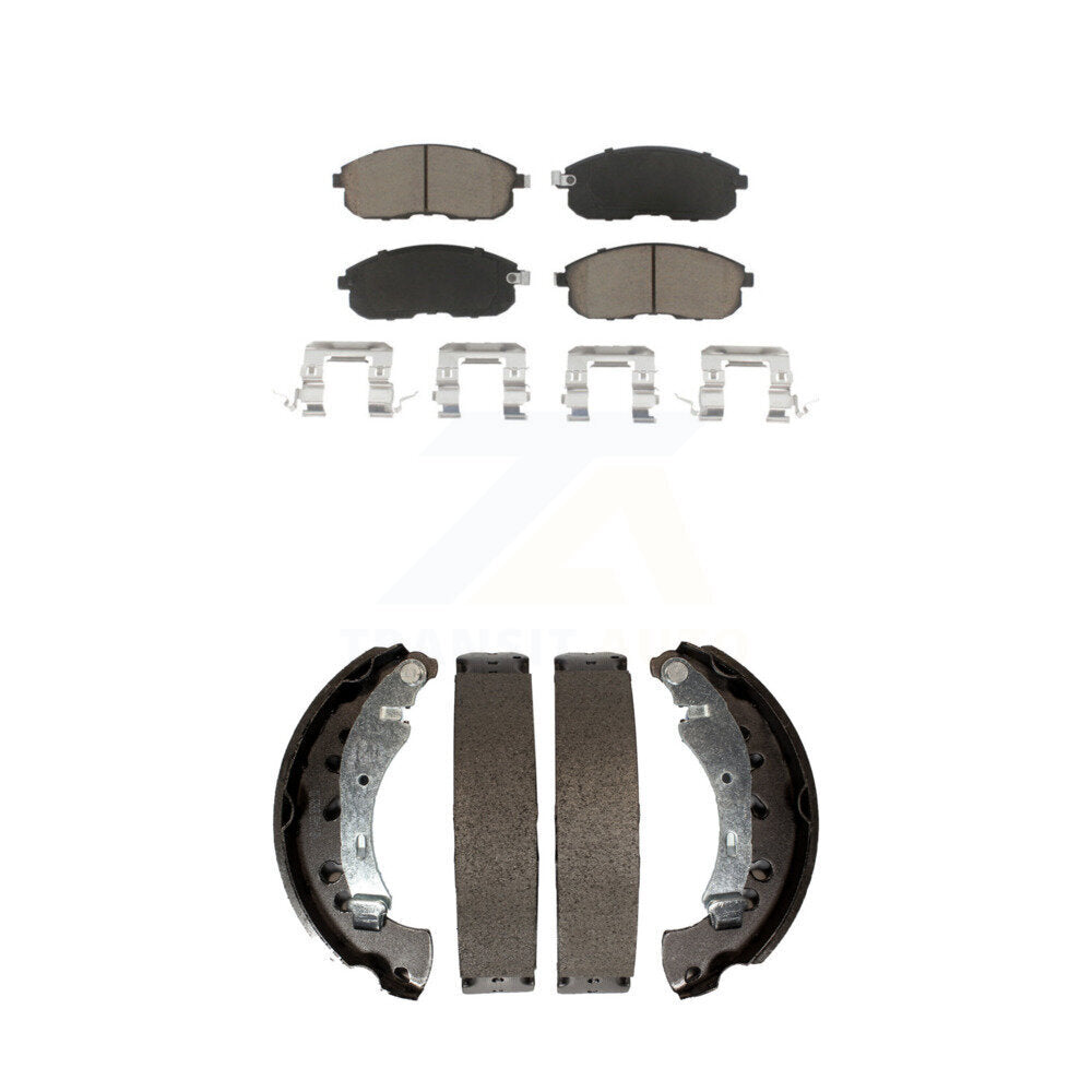 Transit Auto KCN-100337 Disc Brake Pad for 2013-2019 Nissan Sentra - Front and Rear product image