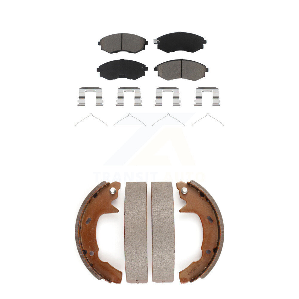 Transit Auto KCN-100340 Disc Brake Pad for 1991-1993 Hyundai Sonata - Front and Rear product image