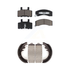 Transit Auto KCN-100345 Disc Brake Pad for 1988-2002 Chevrolet K3500, Chevrolet Express 3500, GMC G3500 & more - Front and Rear product image